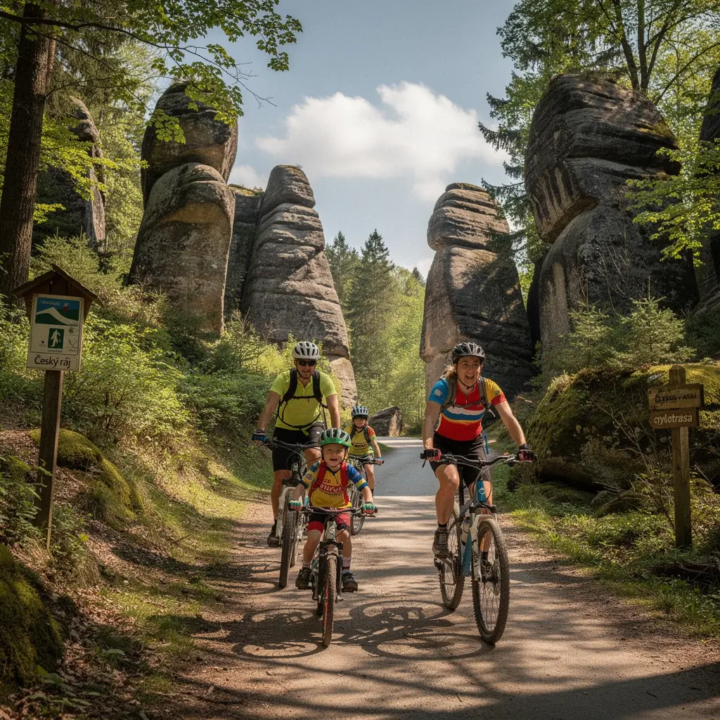 Pohled na malebné historické centrum Olomouce s katedrálou svatého Václava
